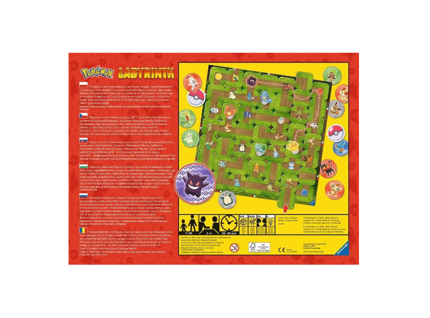 Joc de societate - Ravensburger - Labyrinth Pokemon | Ravensburger