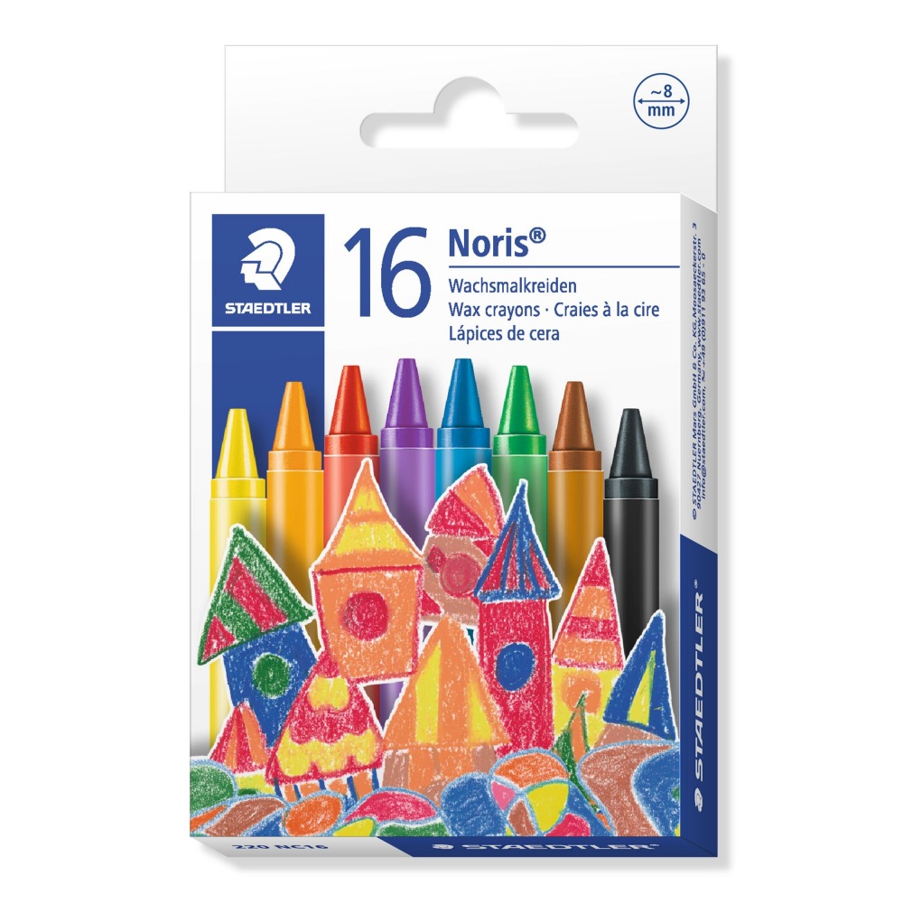 Set 16 creioane colorate pastelate - Noris | Staedtler