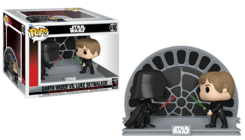 Figurina - Star Wars - Darth Vader vs Luke Skywalker | Funko