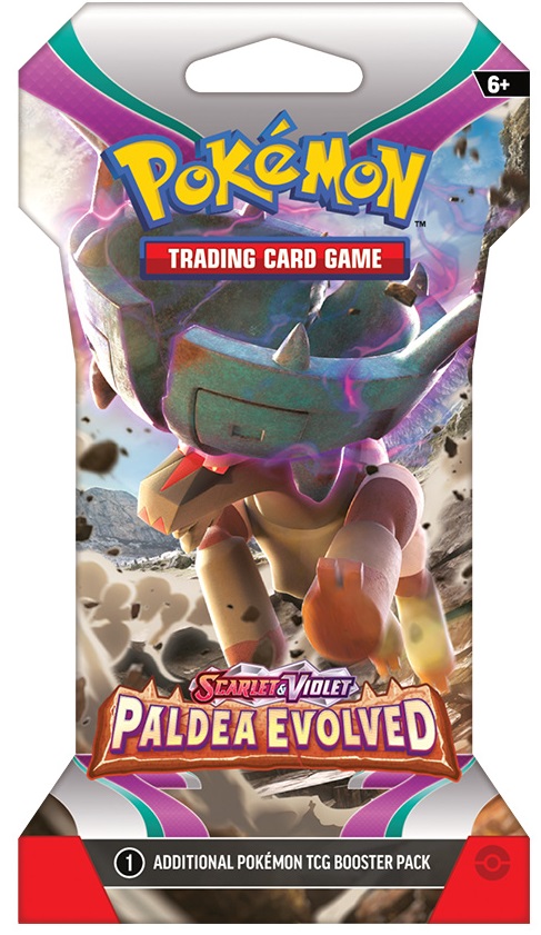 Pokemon TCG - Scarlet & Violet 2: Paldea Evolved - Sleeved Booster (diverse pachete) | The Pokemon Company - 2 | YEO