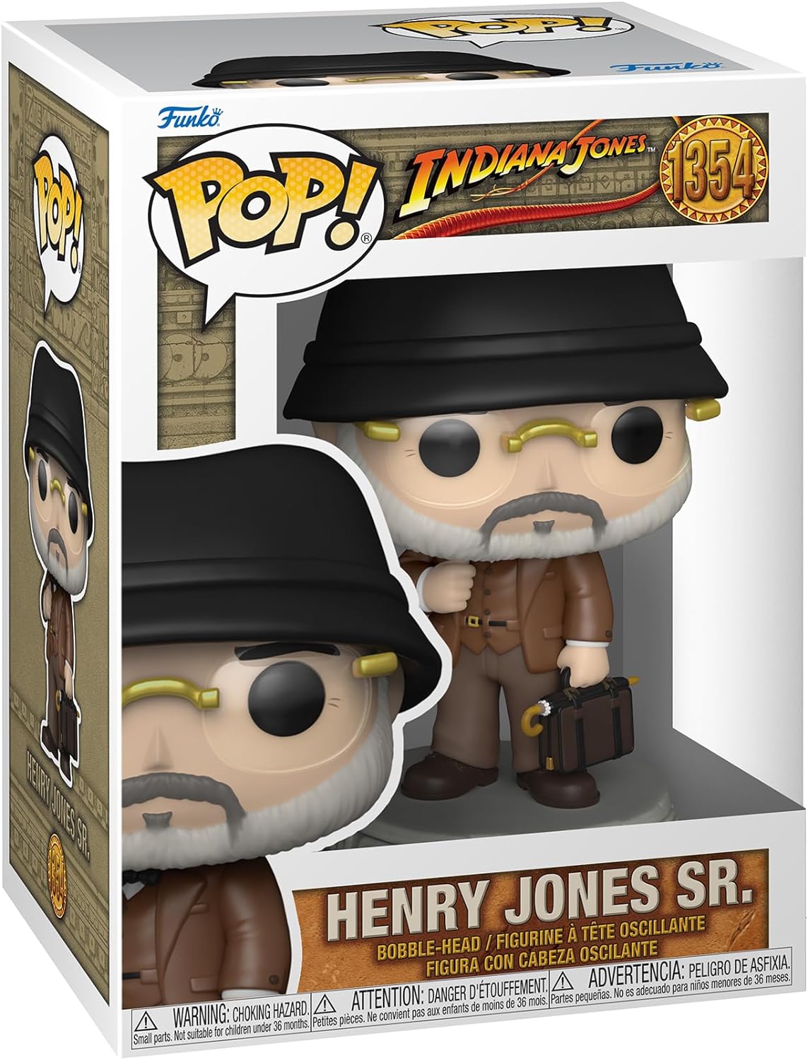 Figurina - Indiana Jones - Henry Jones Sr. | Funko - 2 | YEO