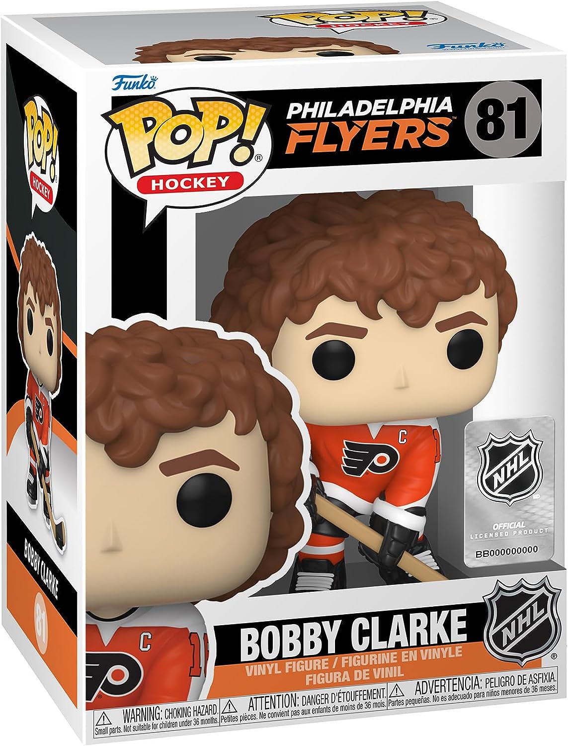 Figurina - NHL - Philadelphia Flyers - Bobby Clarke | Funko - 1 | YEO