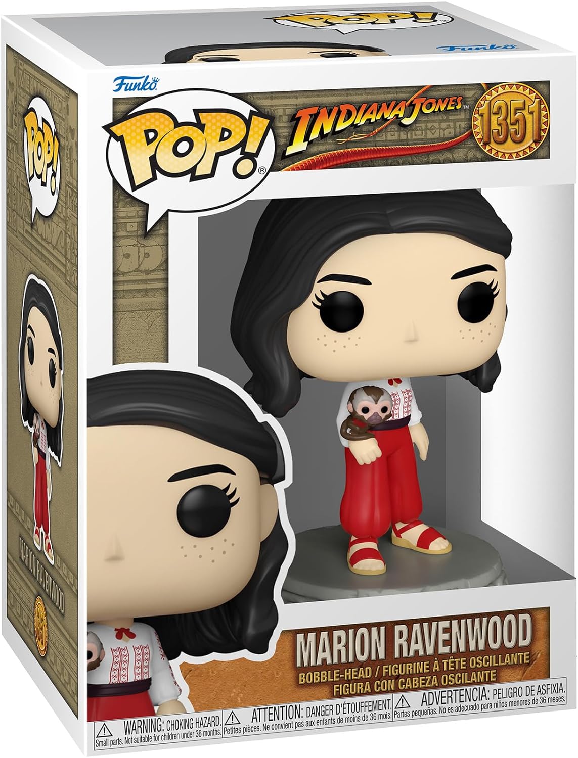 Figurina - Indiana Jones - Marion Ravenwood | Funko - 3 | YEO