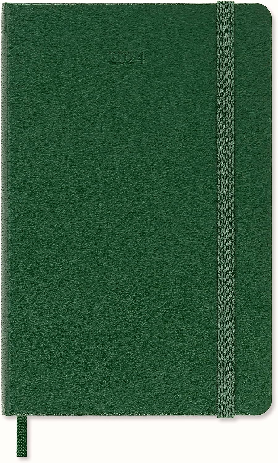 Agenda 2024 - 12-Months Daily Planner - Pocket, Hard Cover - Myrtle Green | Moleskine - 6 | YEO