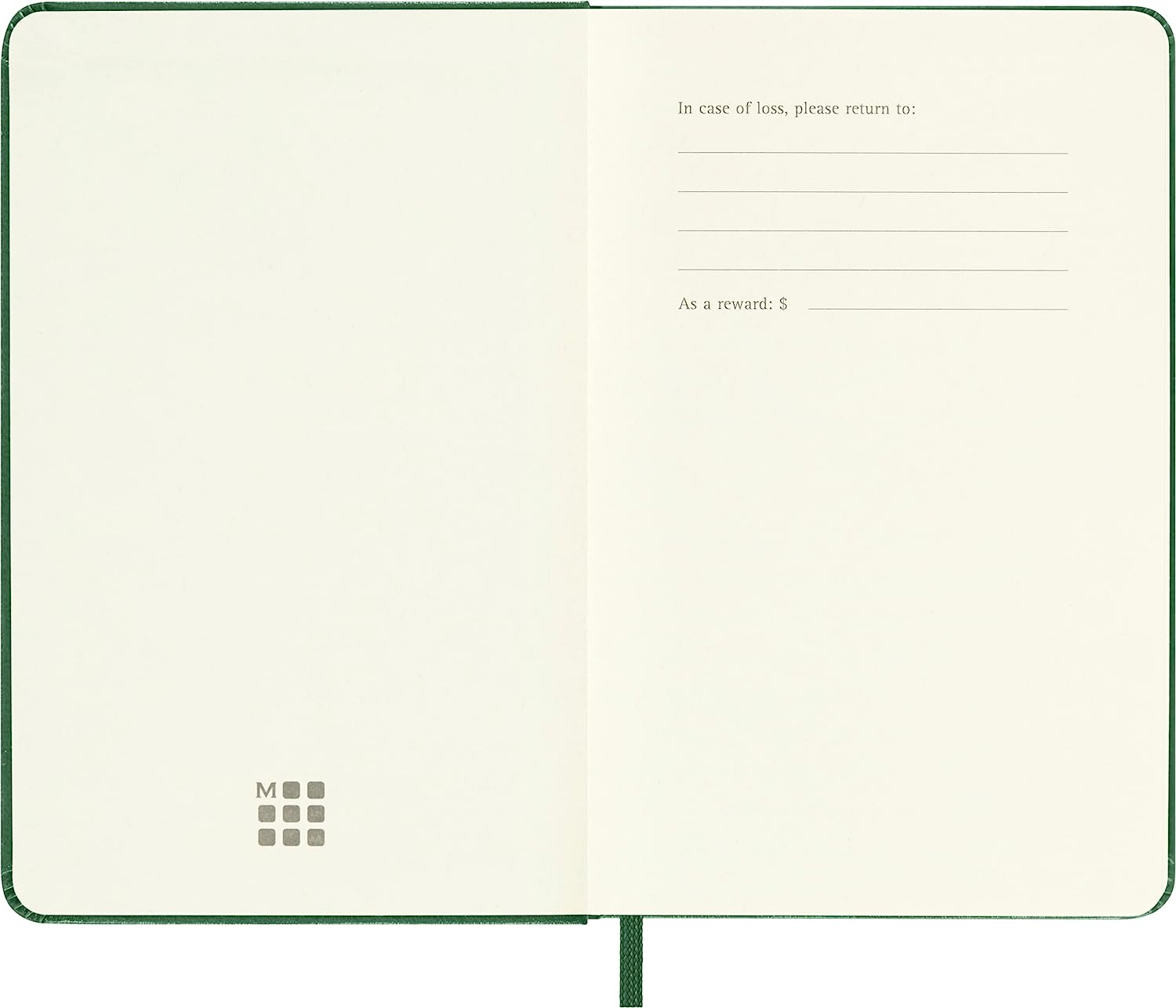 Agenda 2024 - 12-Months Weekly Planner - Pocket, Hard Cover - Myrtle Green | Moleskine - 1 | YEO