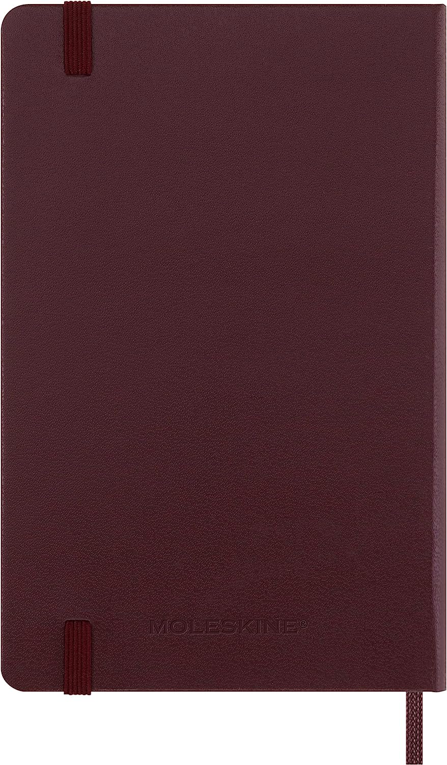 Agenda 2024 - 12-Months Weekly Planner - Pocket, Hard Cover - Burgundy Red | Moleskine - 5 | YEO