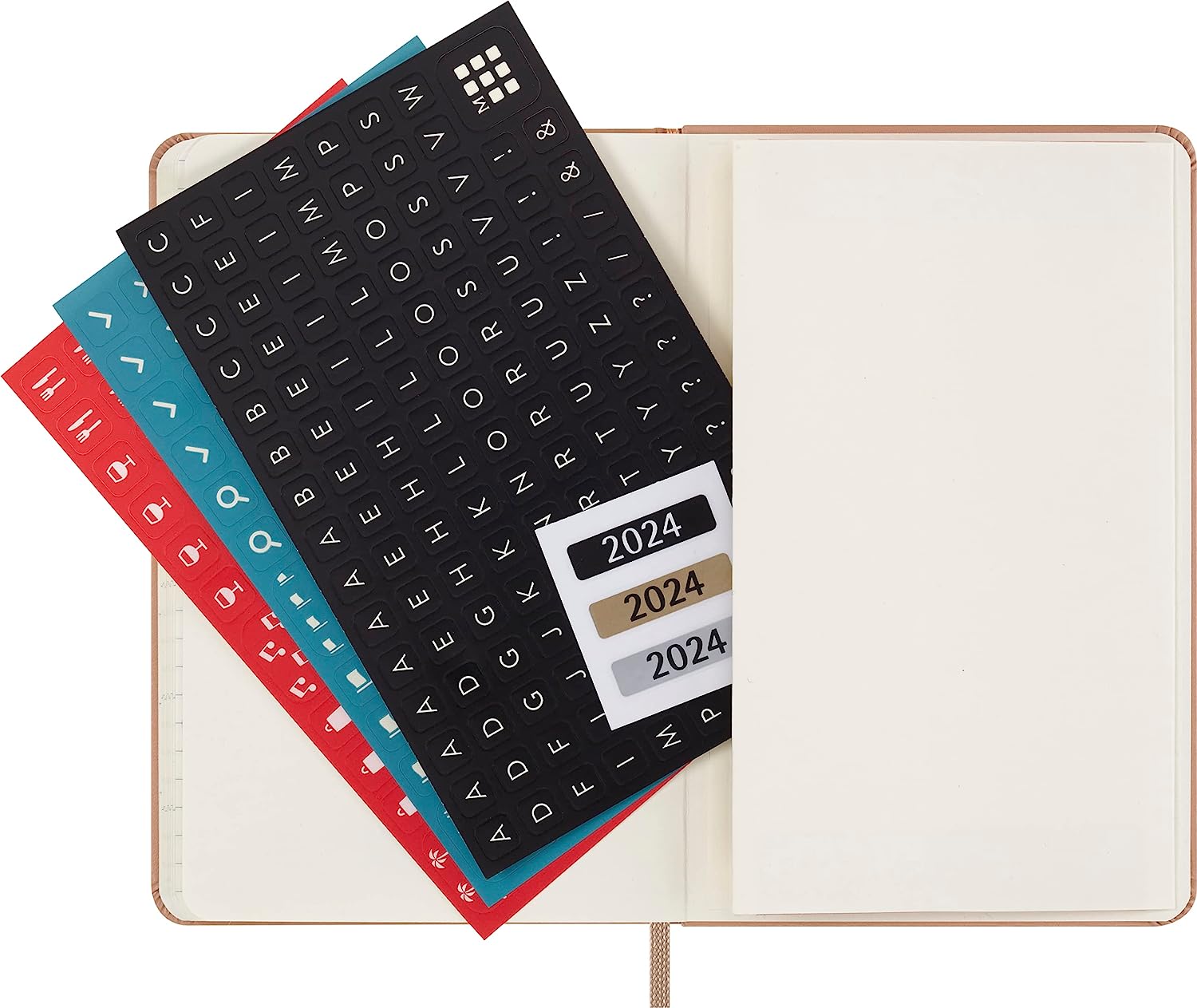 Agenda 2024 - 12-Months Weekly Planner - Pocket, Hard Cover - Sandy Brown | Moleskine - 4 | YEO