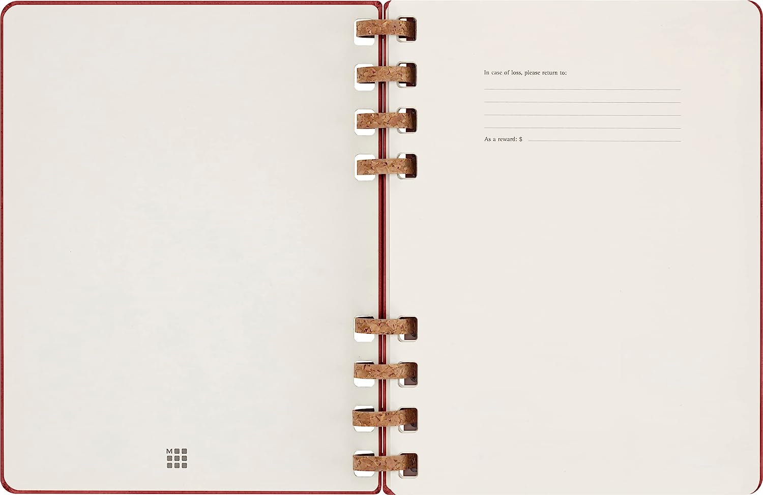 Agenda nedatata - Spiral Planner - XL, Hard Cover - Crush Cherry | Moleskine - 1 | YEO