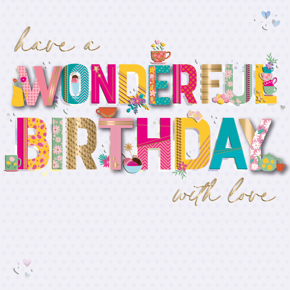 Felicitare - Wonderful Birthday | Ling Design