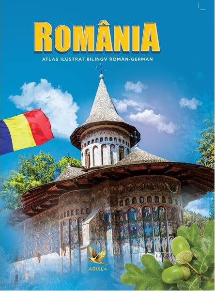 Romania. Atlas ilustrat roman-german | adolescenti