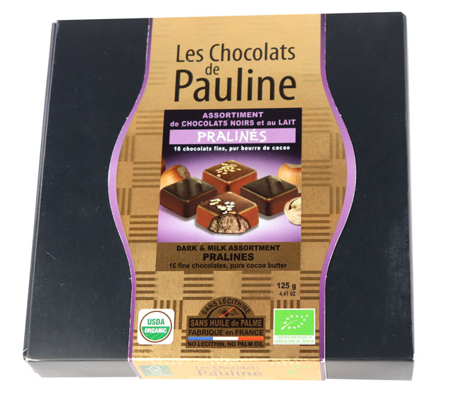 Bomboane de ciocolata neagră cu lapte - Les Chocolats e Pauline | Les Chocolats de Pauline