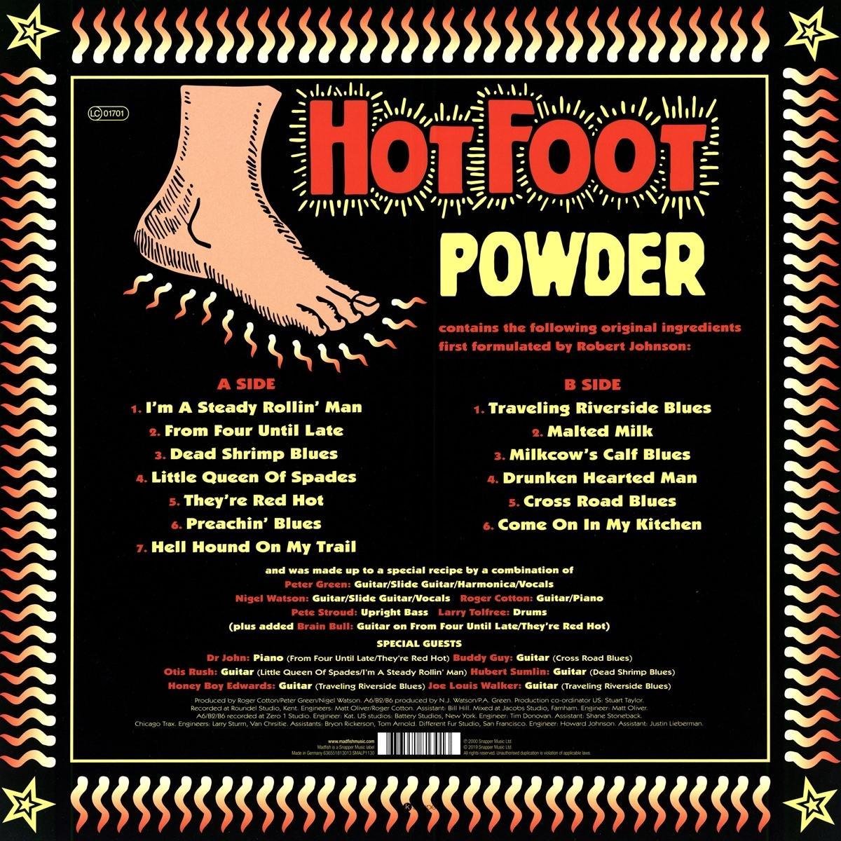 Hot Foot Powder (Yellow Vinyl) | Peter Green, Nigel Watson