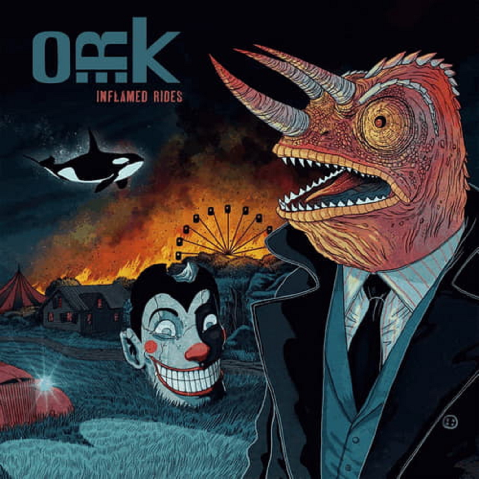 Inflamed Rides - Blue Vinyl | O. R. K.