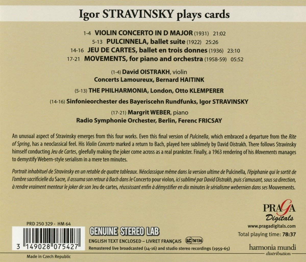 Igor Stravinsky in 4 Deals | Igor Stravinsky, David Oistrakh