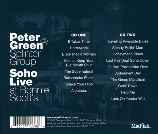 Soho | Peter Green