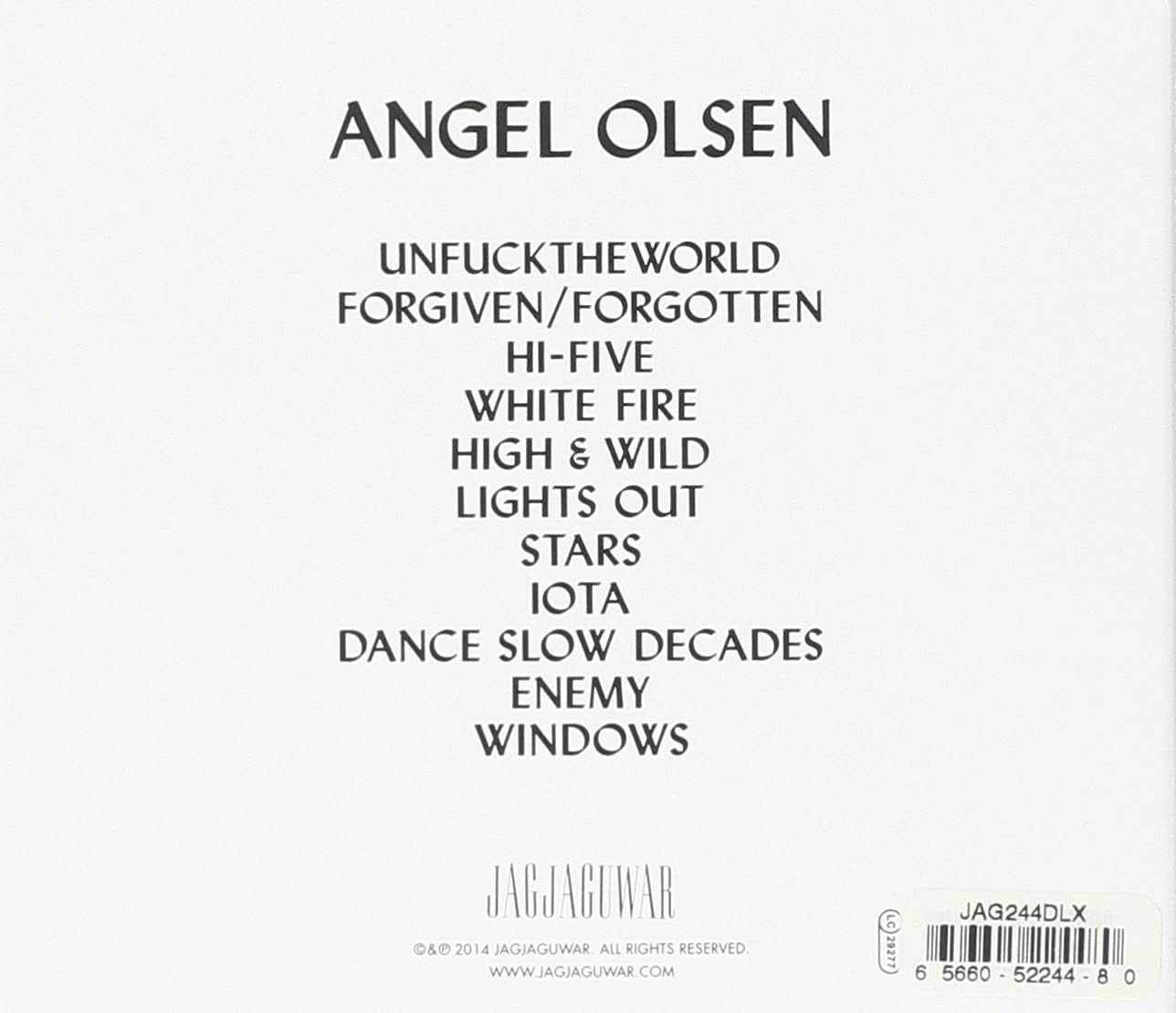 Burn Your Fire for No Witness | Angel Olsen