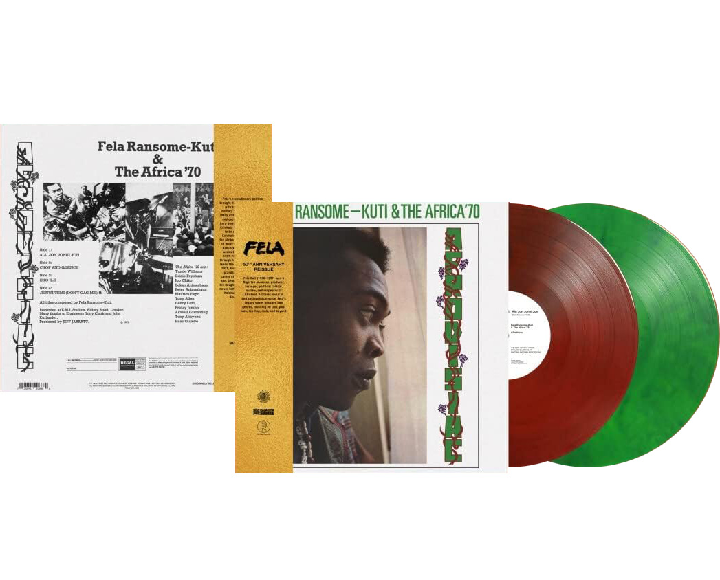 Afrodisiac (Red & Green Marbled Vinyl, 45 RPM) | Fela Kuti, The Africa 70