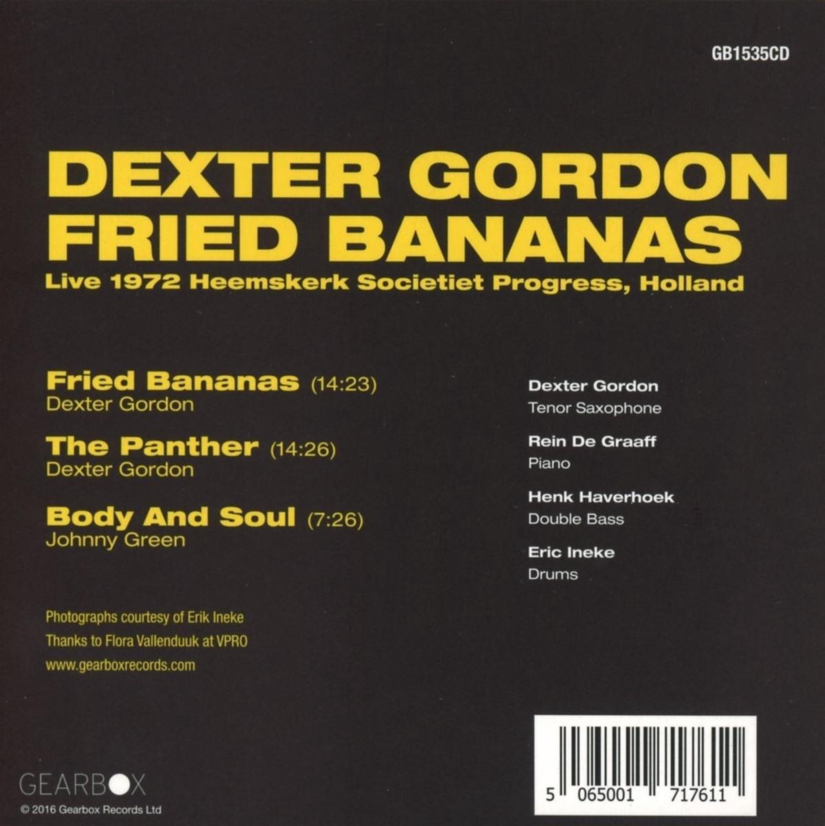 Fried Bananas | Dexter Gordon