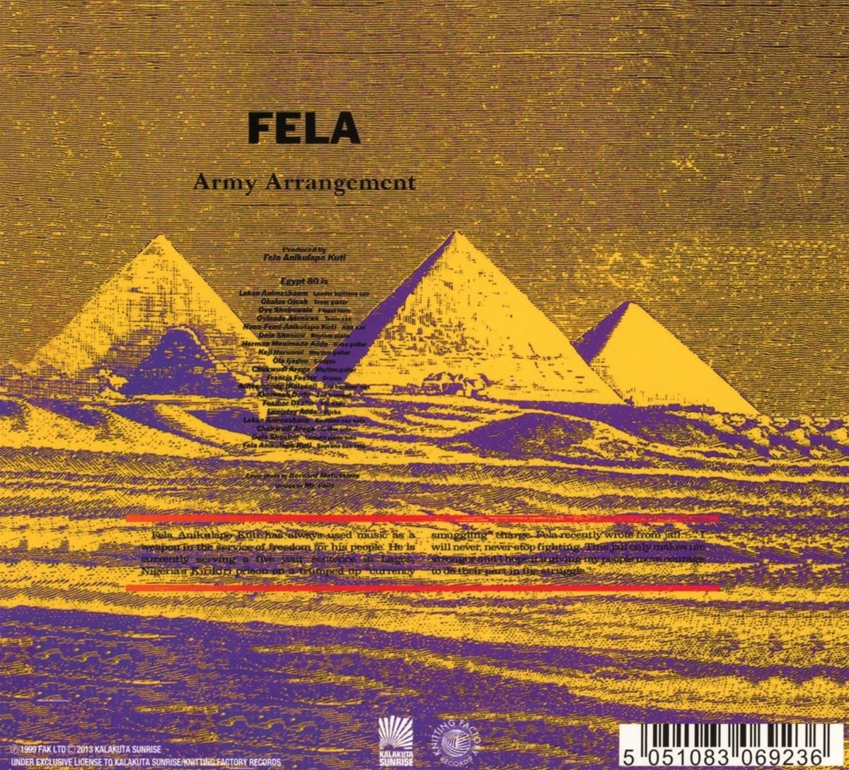 Army Arrangement | Fela Kuti, Egypt 80