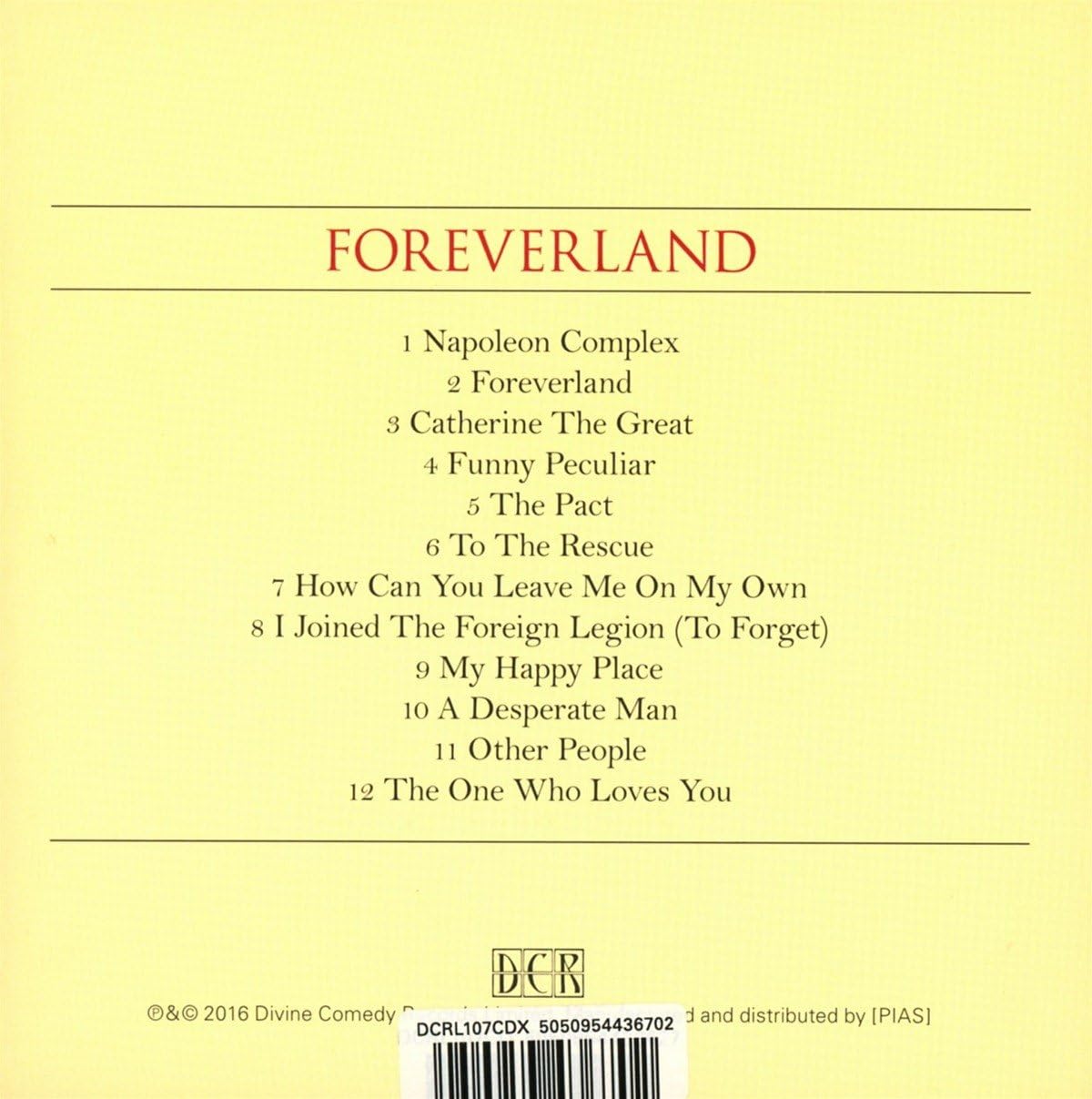 Foreverland | The Divine Comedy