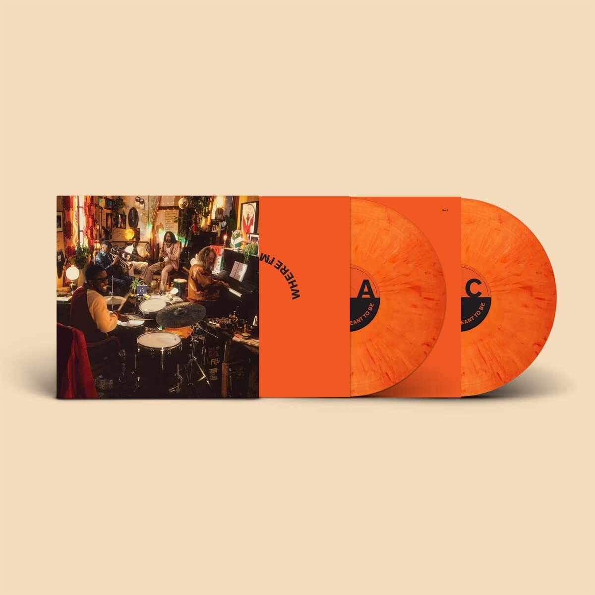 Where I\'m Meant to Be - Orange Vinyl | Ezra Collective