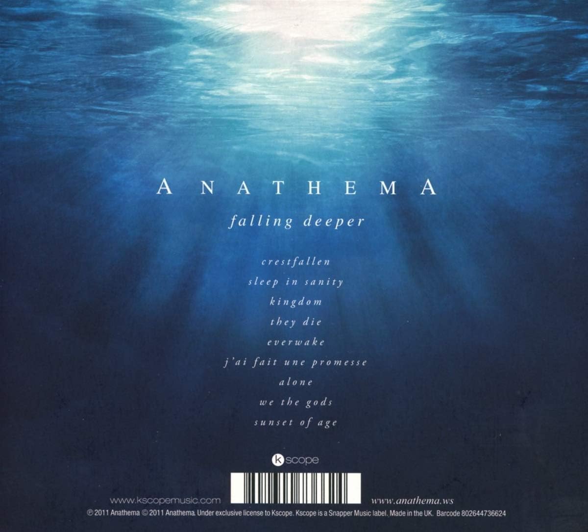 Falling Deeper (Digipack) | Anathema