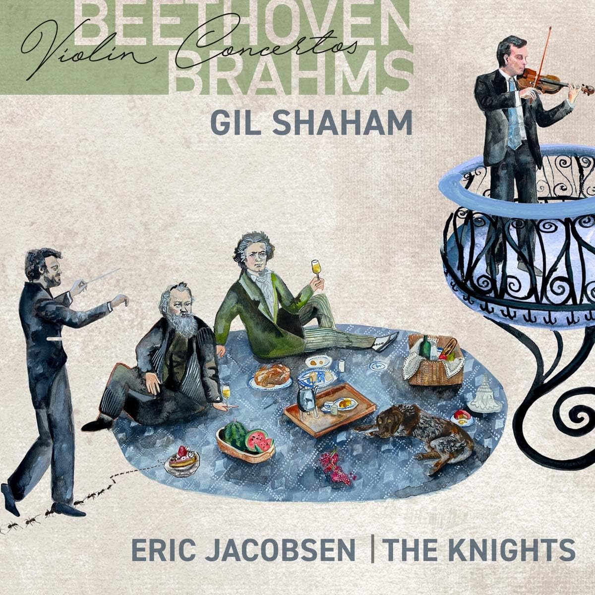 Beethoven, Brahms: Violin Concertos | Gil Shaham, Eric Jacobsen, The Knights