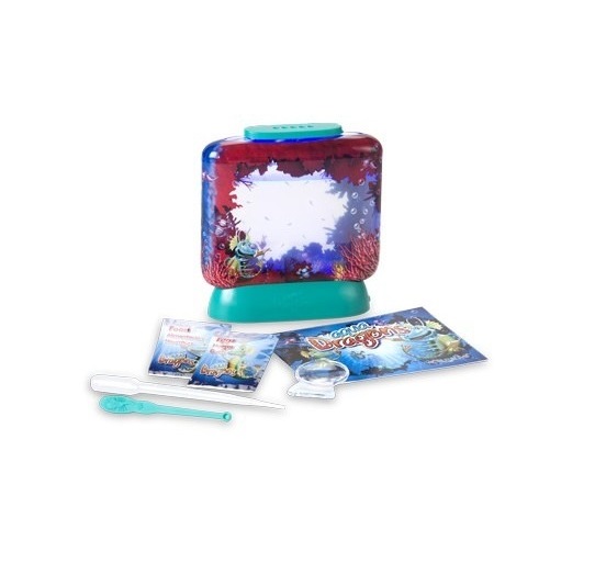  Set educativ habitat lumea subacvatica - Aqua Dragons - Acvariu deluxe cu led-uri | World Alive 