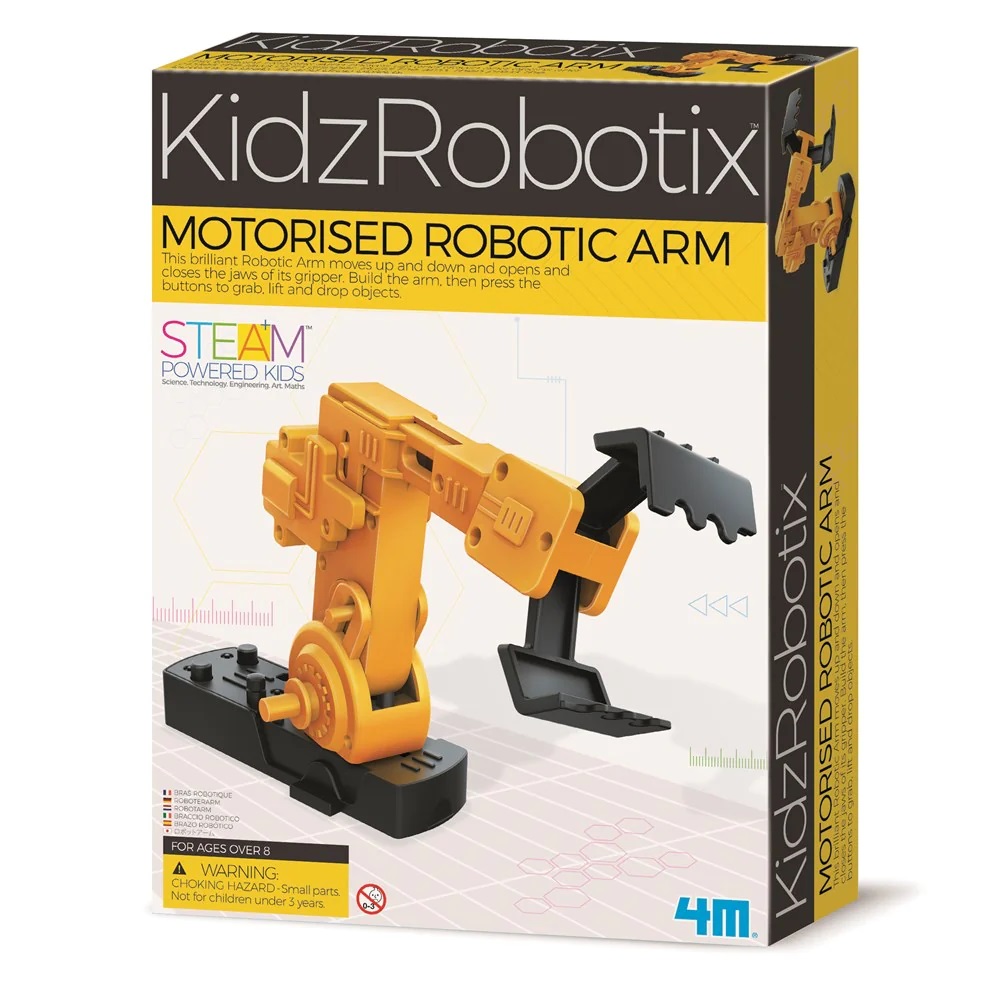 Kit constructie robot - Kids Robotix - Brat robotic motorizat