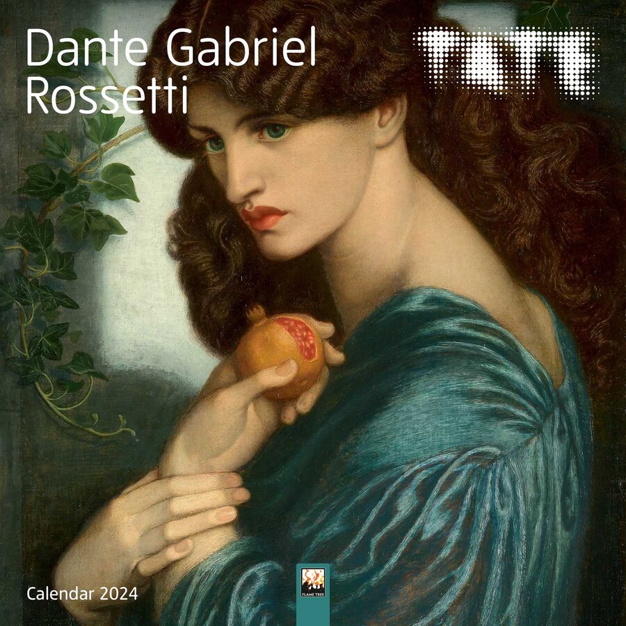Calendar 2024 - Tate: Dante Gabriel Rossetti Wall Calendar | Flame Tree Publishing