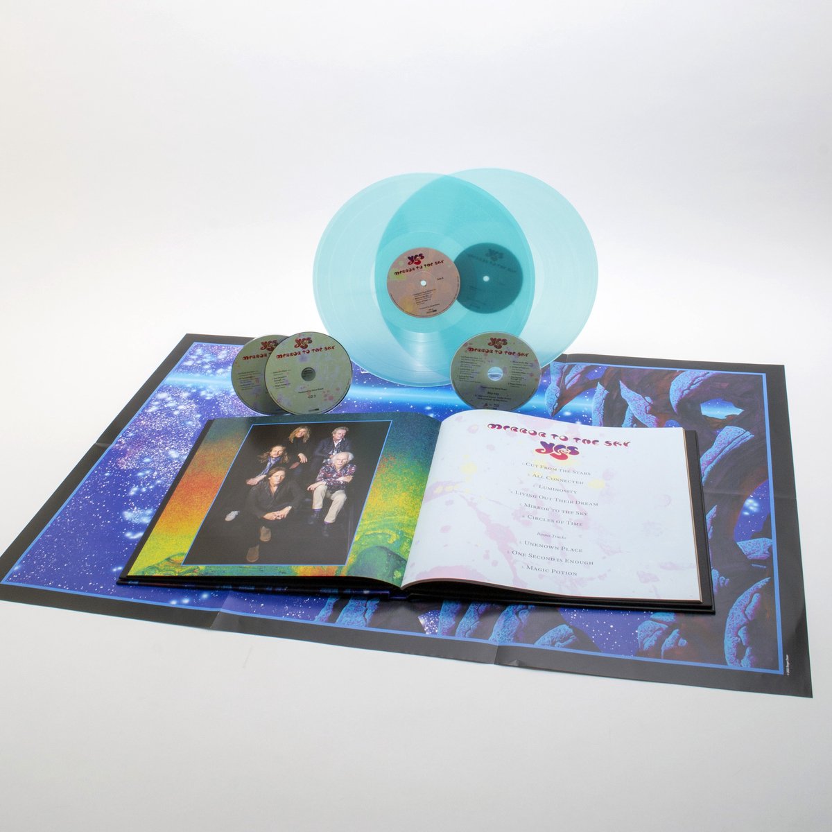 Mirror To The Sky (2xElectric Blue Vinyl+2CD+Blu-ray, Deluxe Edition, Numbered) | Yes