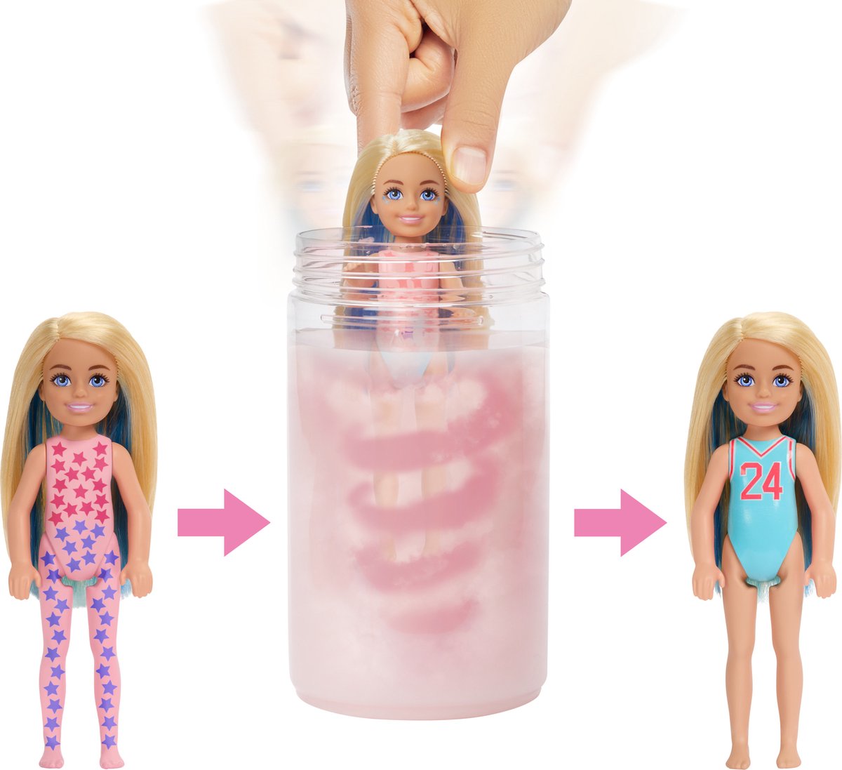 Papusa - Barbie Color Reveal - Minipop (model surpriza) | Mattel