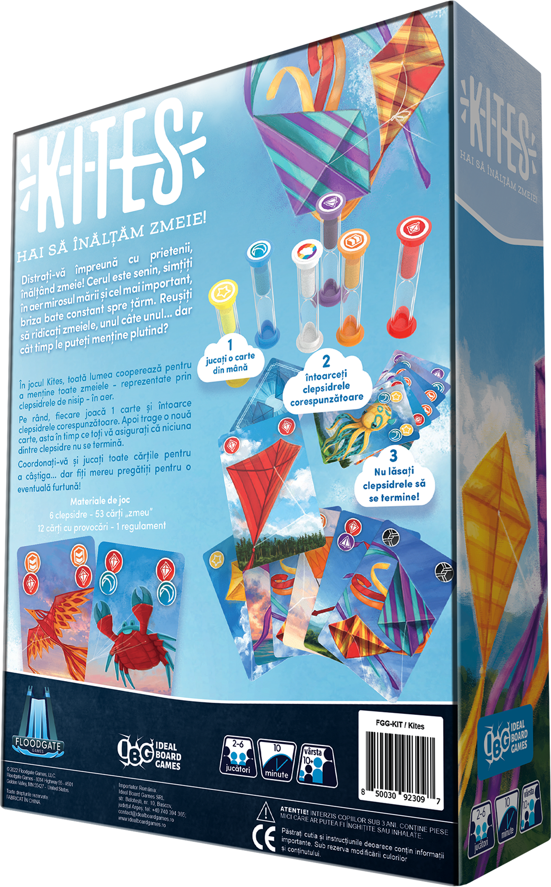 Joc - Kites - Hai sa inaltam zmeie! | Ideal Board Games