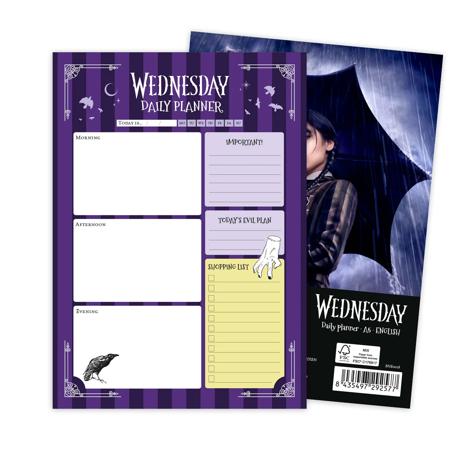 Planner - Wednesday Daily Planner, A5 | Grupo Erik