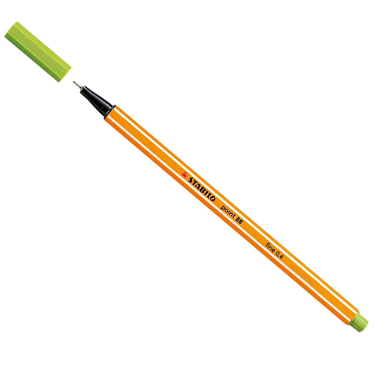 Liner - Fineliner Stabilo Point 88 0.4mm - Verde deschis | Stabilo