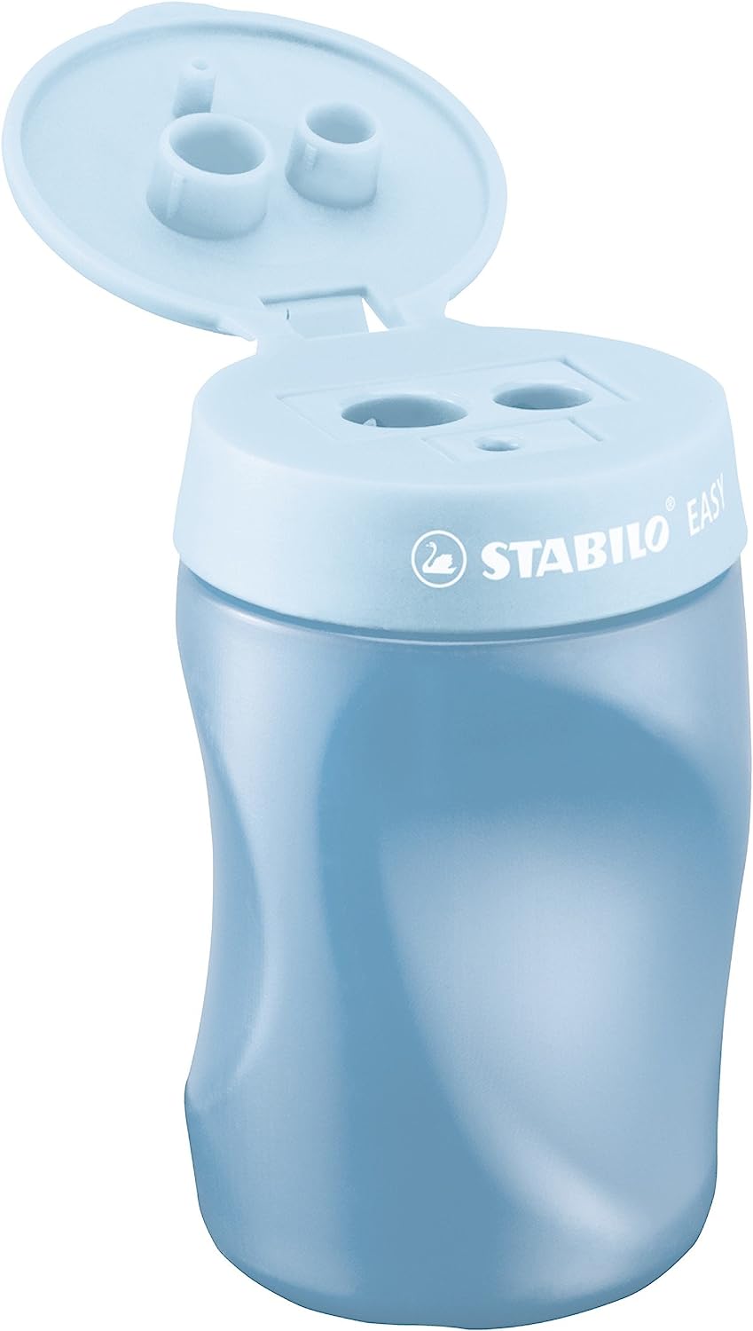 Ascutitoare - EASYsharpener, pentru stangaci, dubla, albastru | Stabilo