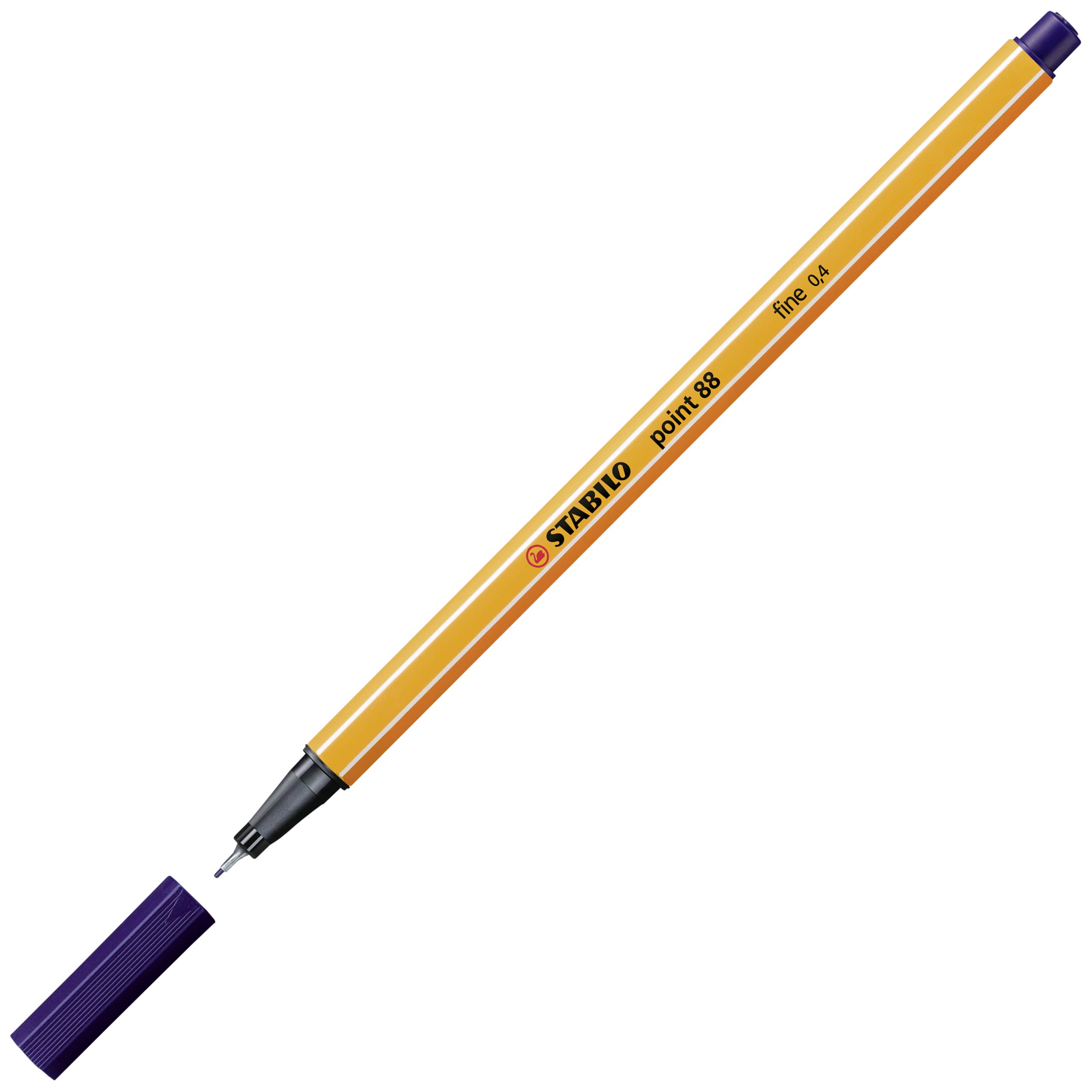 Liner - Fineliner Stabilo Point 88 0.4mm - Albastru inchis | Stabilo