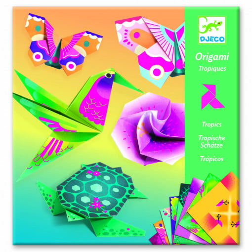 Set Origami - Animale si flori exotice | Djeco - 2 | YEO