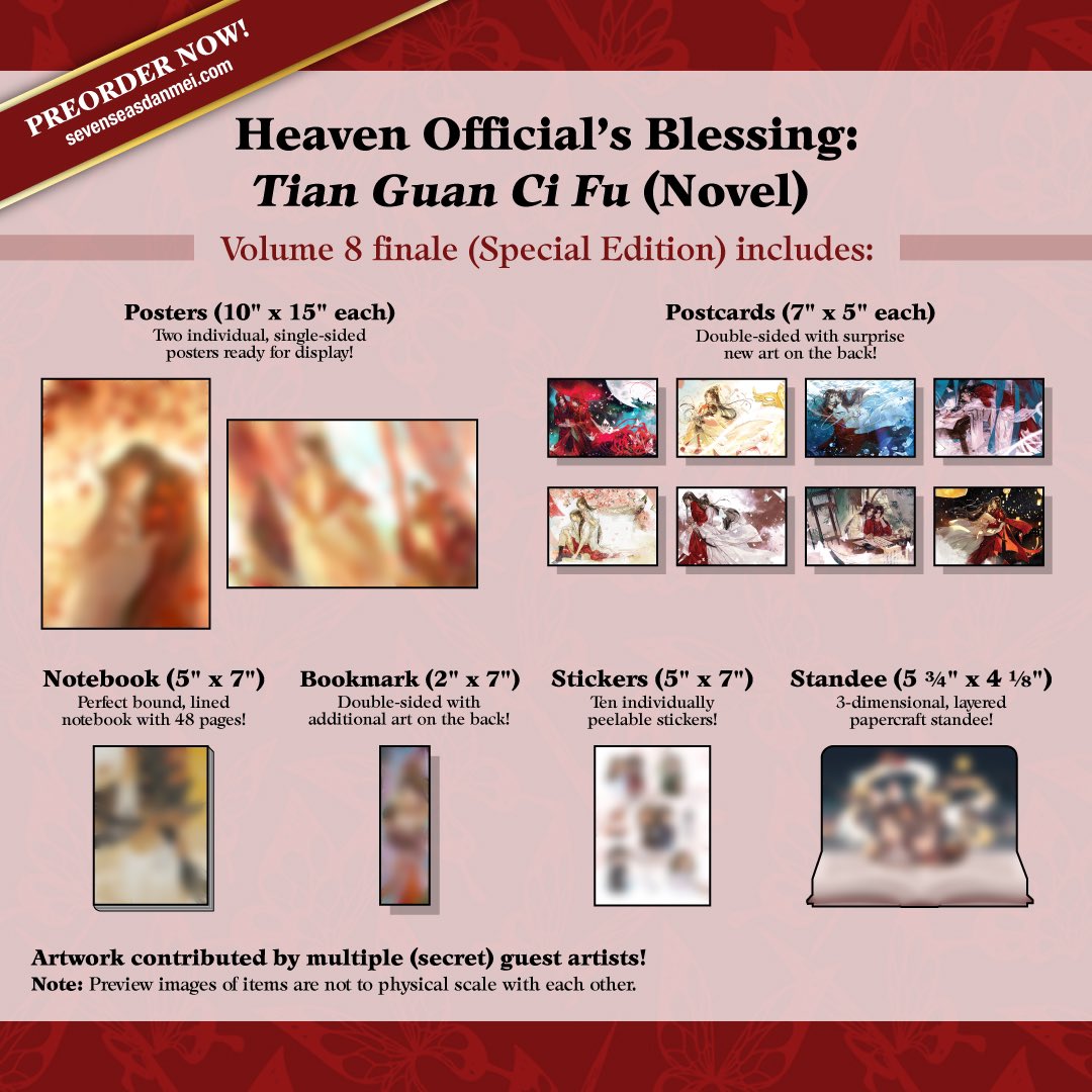 Heaven Official’s Blessing: Tian Guan Ci Fu (Novel) - Volume 8 (Special Edition) | Mo Xiang Tong Xiu