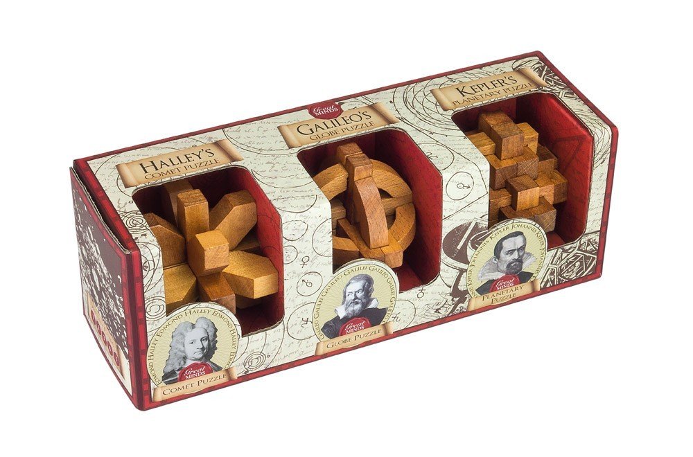 Puzzle - Great Minds Set of 3 (Halley, Galileo and Kepler) | Professor Puzzle - 3