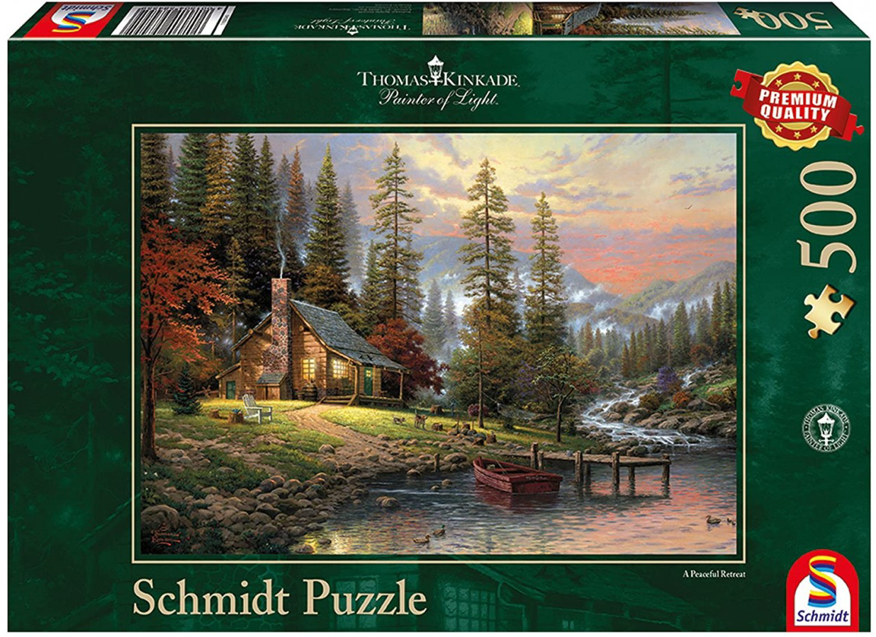 Puzzle 500 Piese - Thomas Kinkade - A Peaceful Retreat | Schmidt