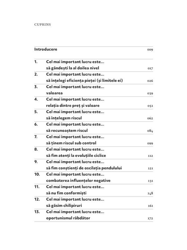 Cel mai important lucru | Howard Marks - 1 | YEO