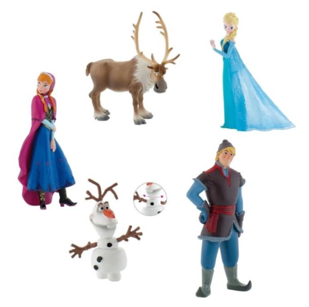 Set 5 figurine - Aniversare 10 ani Frozen I | Bullyland