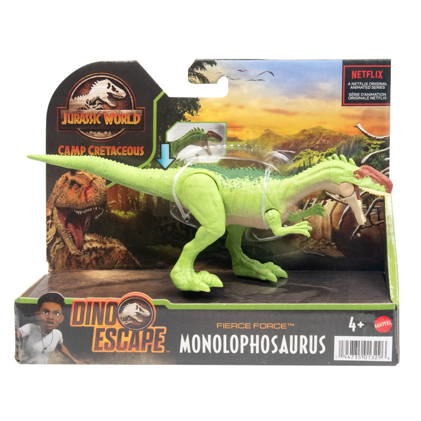 Figurina - Jurassic World - Dino Escape: Monolophosaurus | Mattel - 5 | YEO