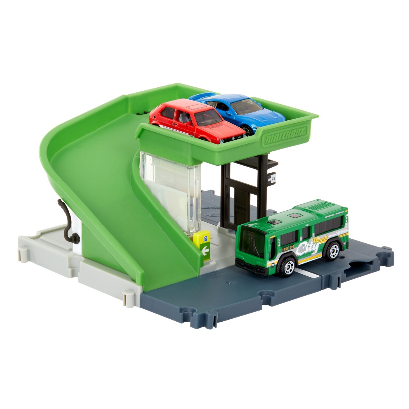 Set de joaca - Matchbox Action Drivers - Bus Station | Mattel - 3