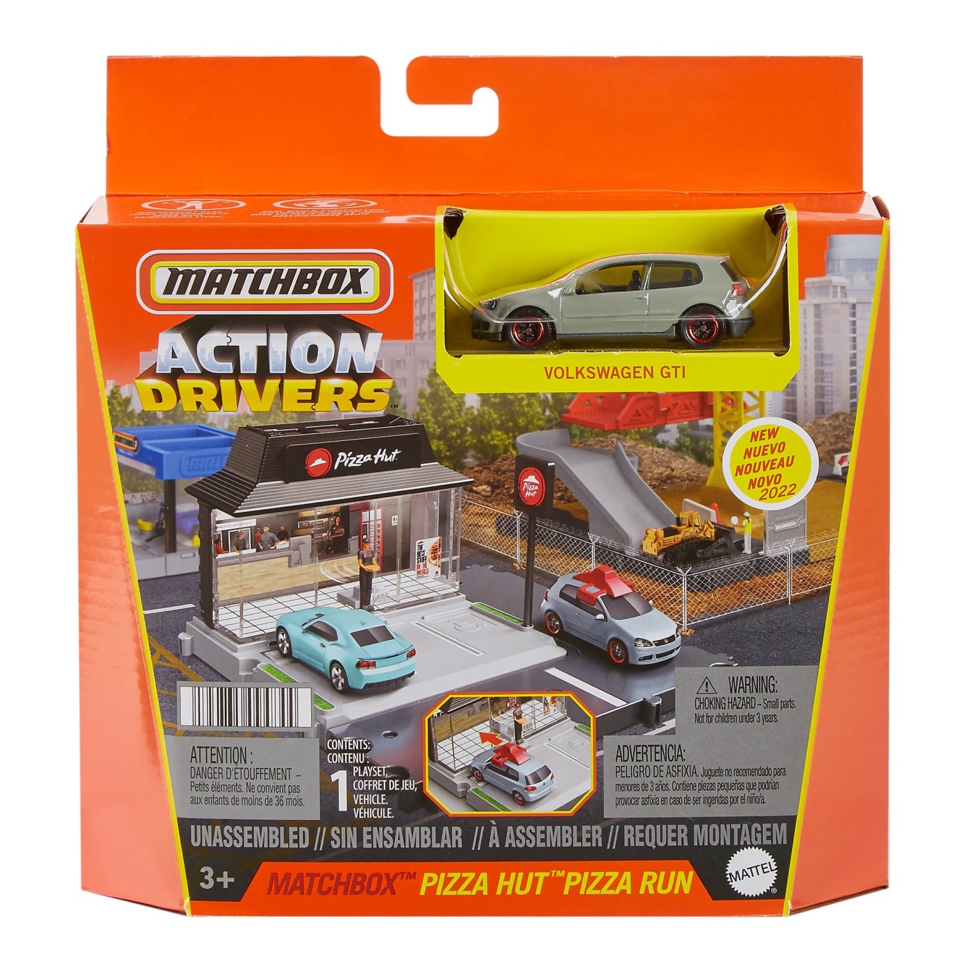 Set de joaca - Matchbox Action Drivers - Pizza Hut Pizza Run | Mattel