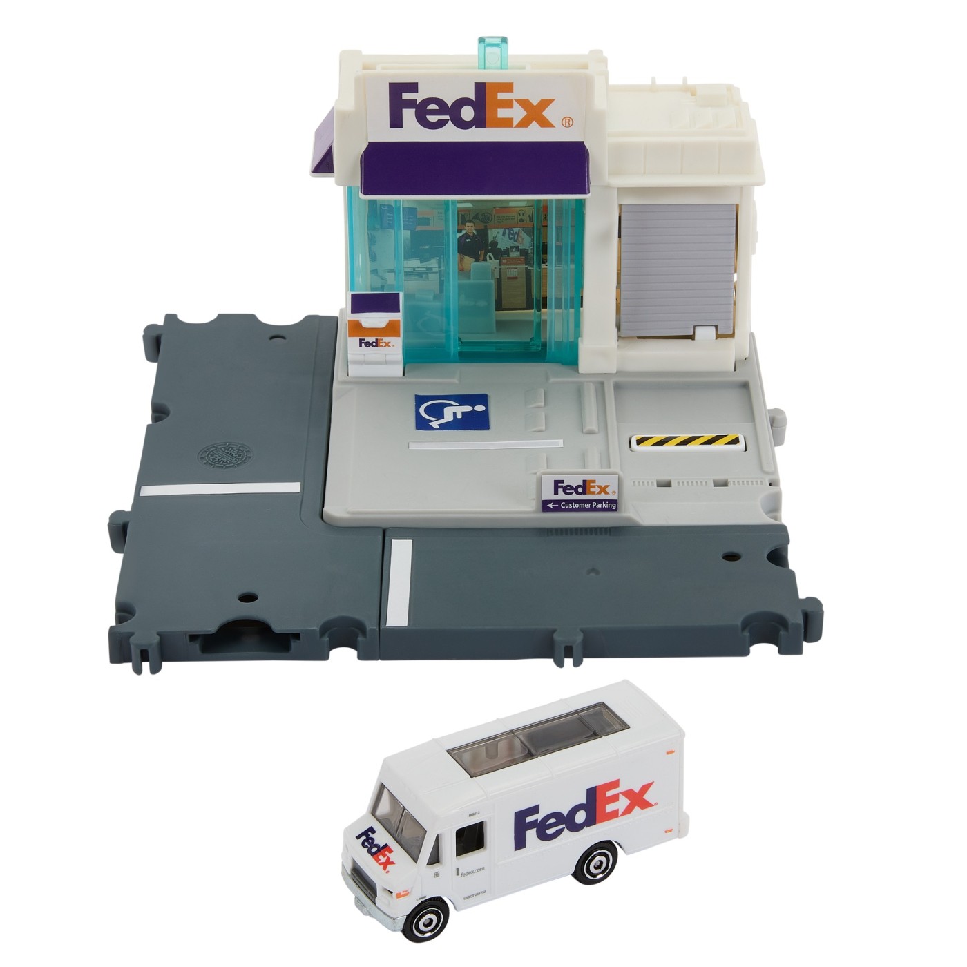 Set de joaca - Matchbox Action Drivers - Fedex Package Center | Mattel - 1