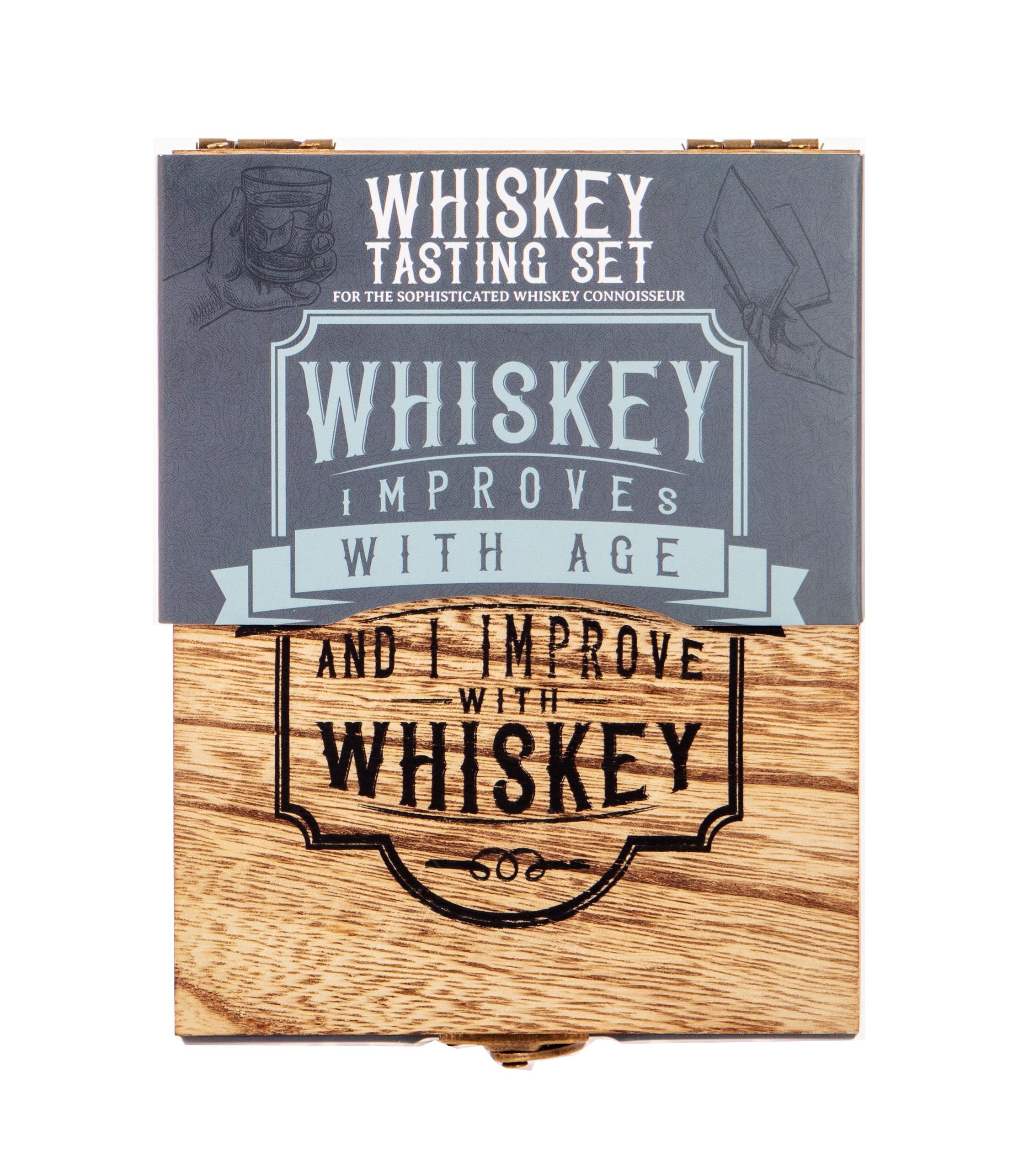 Kit pentru whiskey - Whiskey Tasting Set - Improve with Age | Boxer Gifts - 5 | YEO