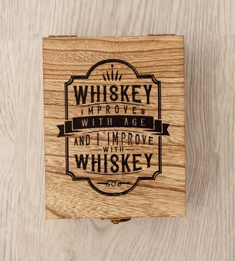 Kit pentru whiskey - Whiskey Tasting Set - Improve with Age | Boxer Gifts