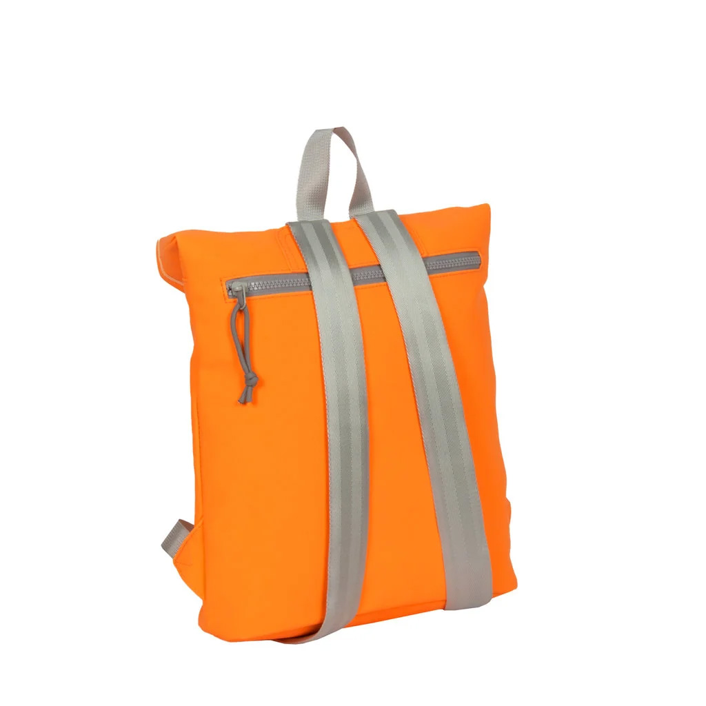 Rucsac - Mart-Los Angeles Rolltop Mini, portocaliu neon | New Rebels - 3 | YEO